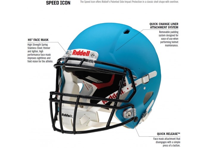 Riddell SpeedFlex Adult Football Helmet with Facemask