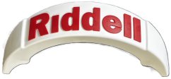 Riddell Rear No Snap Nameplate White