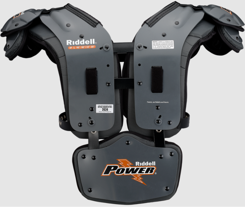 Football Shoulder Pads - Riddell POWER PMX AP - Size: Medium 18-19"