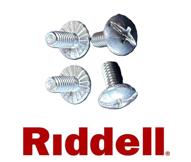 Riddell SF Vis de Blocage Sangle 8/32 - Lot de 4 pièces