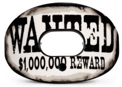 Battle "WANTED" Oxygen Football Mouthguard - Paper