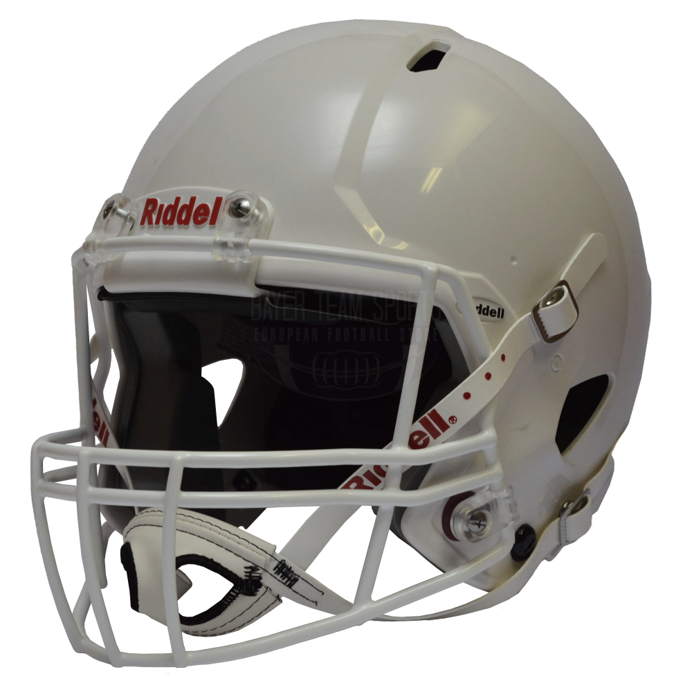 Casque De Foot Américain Riddell Crown – Blanc, Taille Unique – Neuf – Équipement Adulte Unisexe