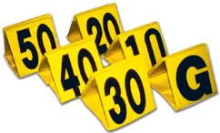 Football Sideline Yard Markers