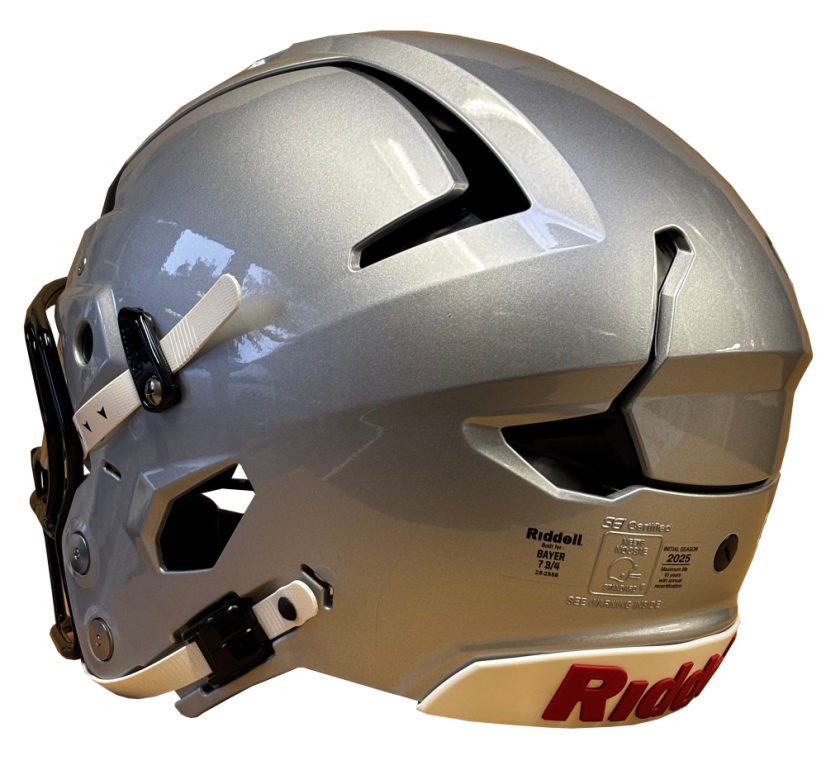 Riddell Axiom Football Helmet - Bay Silver - Helme Größe: 7-1/2