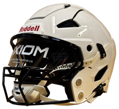 Riddell Axiom - Footballhelm für Erwachsene - Weiß