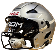 Riddell Axiom - Footballhelm für Erwachsene - Bay Silver