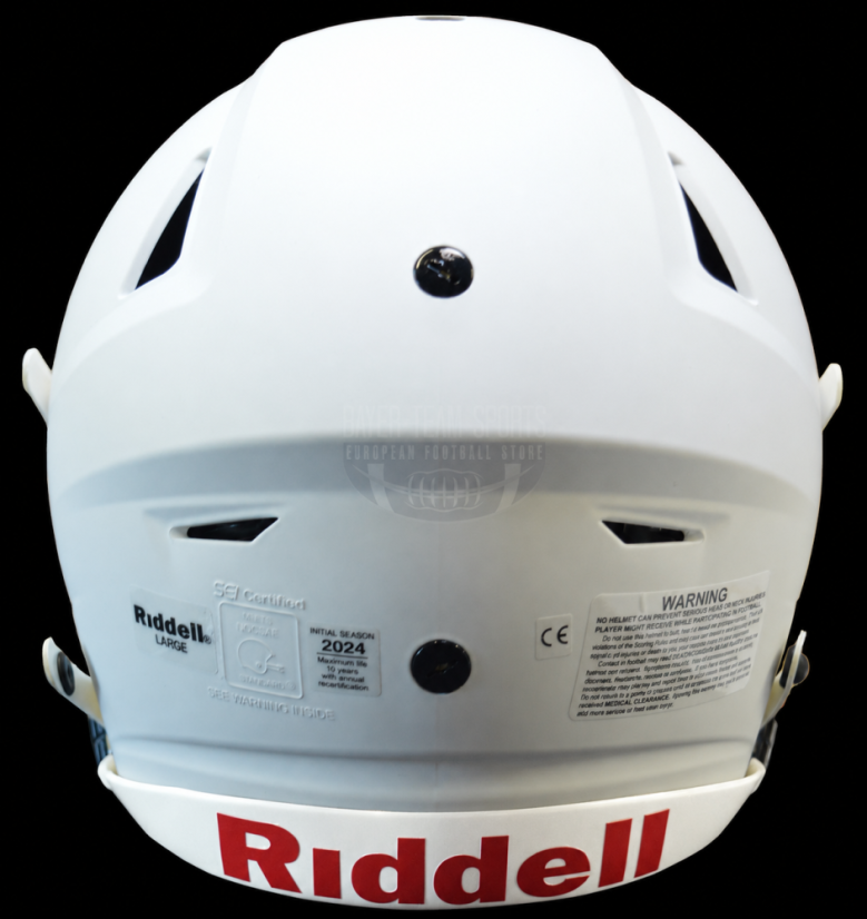 Fotbalová helma Riddell SpeedFlex - Bílá Mat