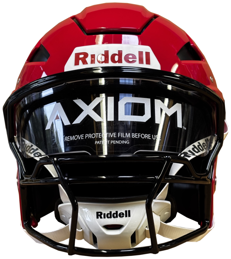 Riddell Axiom Football Helmet - Scarlet