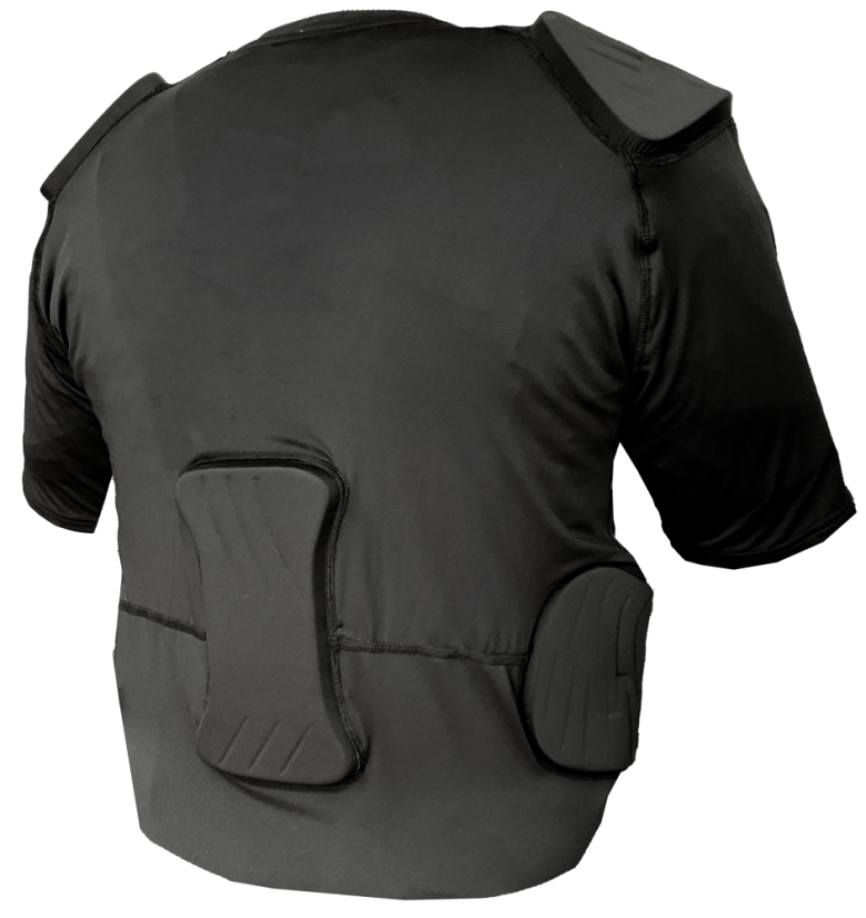 Riddell 5-PC triko s integrovanými chrániči - Černá - Velikost: XLarge