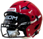 Riddell Axiom Varsity Football Helmet - Scarlet