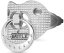 Battle "Binky Diamond" Oxygen Football Mouthguard - Silver