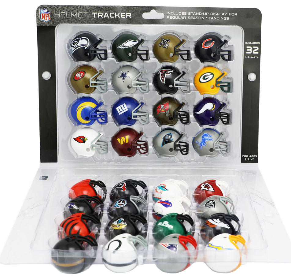 Riddell NFL Helmet Tracker - 32 NFL Teams 2024 :: Bayer Team Sports