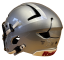 Riddell Axiom Varsity Football Helmet - Bay Silver - Helmet Size: 7