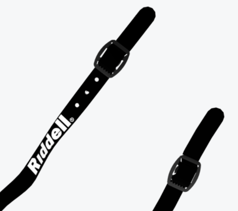 Riddell Hard Cup Chin Strap Nero - Taglia Mentoniera: Standard HC Riddell - MD