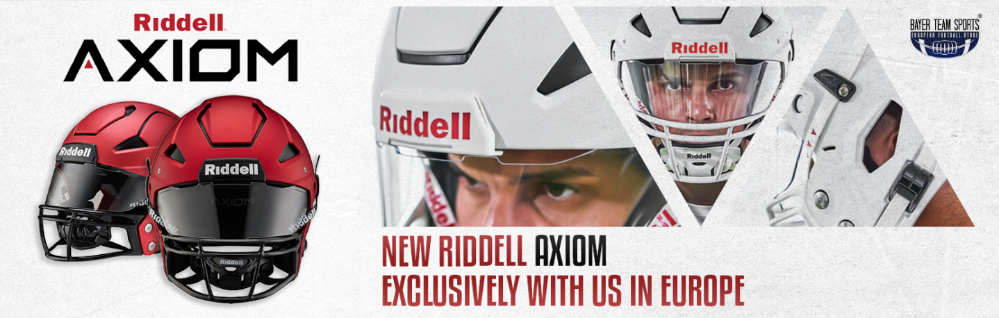 New Riddell Axiom football helmet