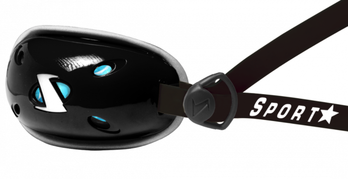 SportStar X-1 GX-4 Gel Chin Strap - Black - Size: S/M
