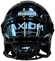 Riddell Axiom - Footballhelm für Erwachsene - Schwarz