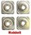 Riddell T-Nuts, #8-32 x 1/8" Stainless Steel - Set 4ks