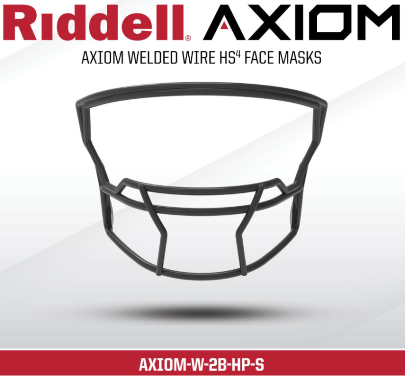 Riddell AXIOM Facemask - W-2B-HP-S