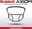 Riddell AXIOM Facemask - W-2B-SW-HP-S - Facemask Color: Purple