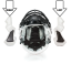 Wangenpolster Riddell SpeedFlex Face Frame Pad 3/4" Black - Side: Right Ear