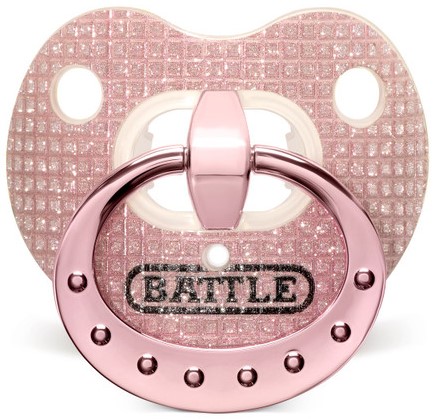 Battle "Binky Diamond" Oxygen Football Mouthguard - Pink