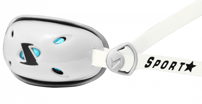SportStar X-1 GX-4 Gel Chin Strap - White
