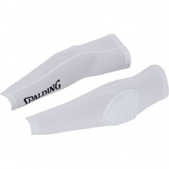 Spalding Padded Elbow Arm Sleeves White