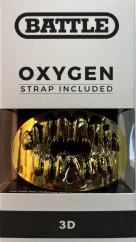 Battle "3D Jaws" Oxygen Football Mouthguard - Gold