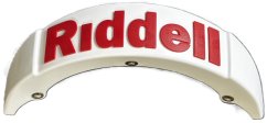 Riddell SF Attached Nameplate White