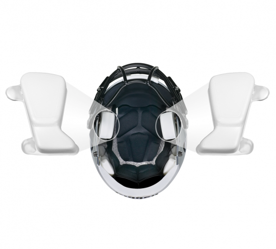 Riddell Speed Icon Inflatable S-Pad Bianco - Dimensioni - Spessore: 3/4" - 1,90 cm