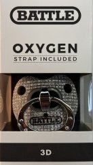 Battle "Binky Diamond" Oxygen Football Mouthguard - Silver
