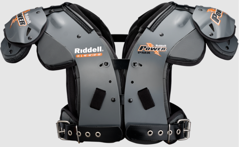 Football Shoulder Pads - Riddell POWER PMX LN - Size: 2XLarge 21-22"
