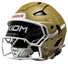 Riddell Axiom - Footballhelm für Erwachsene - Vegas Gold