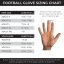 Battle Double Threat Receiver Gloves Blue - Size: Medium