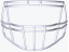 Riddell S2BD-HS4 Facemask - Facemask Farbe: Weiß HS4