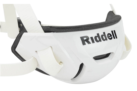 Riddell SpeedFlex Cam-Loc Hard Cup Chin Strap - Bianco - Taglia Mentoniera: Medium - HC Riddell