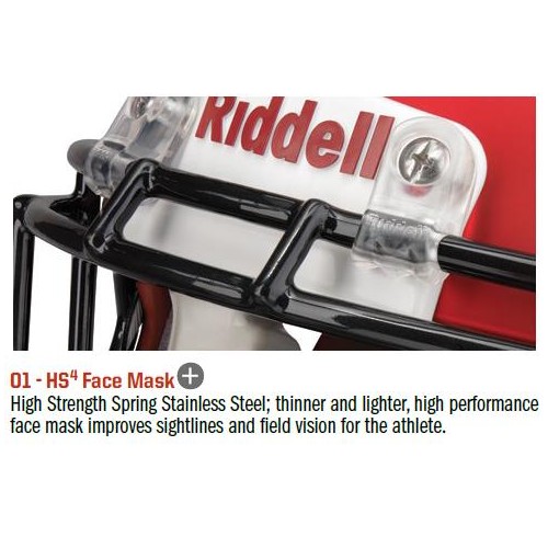 Riddell Speed Icon - Scarlet - Helme Größe: XLarge