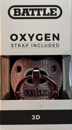 Battle "Binky Diamond" Oxygen Football Mouthguard - Pink