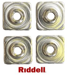 Riddell T-Nuts, #8-32 x 1/8" Stainless Steel - Set 4pcs.