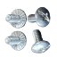 Riddell SF Vis de Blocage Sangle 8/32 - Lot de 4 pièces