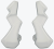 Riddell SpeedFlex Face Frame Pad 3/4" White - Strana: Pravé ucho