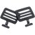 Shoulder Pads T-Hook Black 1-1/2" - Set 2 ks