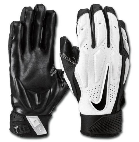 Nike D Tack 6.0 Lineman Gloves - White - Size: Large