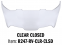 Clear Closed - 2BC facemasks