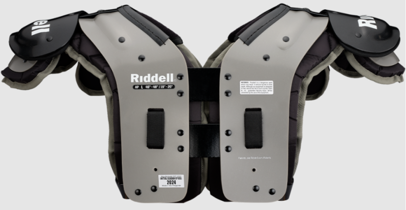 Football Shoulder Pads - Riddell Smoke All Purpose - Velikost: Large 19-20"