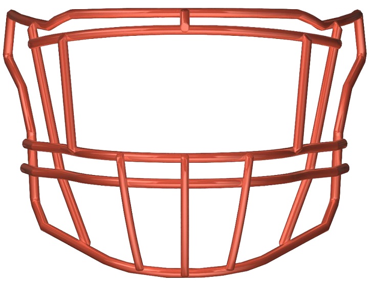 Riddell SF-2EG-II SpeedFlex Facemask - Facemask Farbe: Orange SF