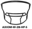 Riddell AXIOM Facemask - W-2B-HP-S - Colore Maschera: Navy