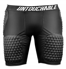 Untouchable šortky s 5-chrániči - Černá