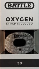 Battle "3D Diamond" Oxygen Football Mouthguard - Silver